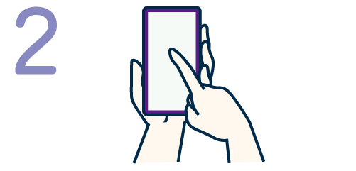 スマホのイラスト